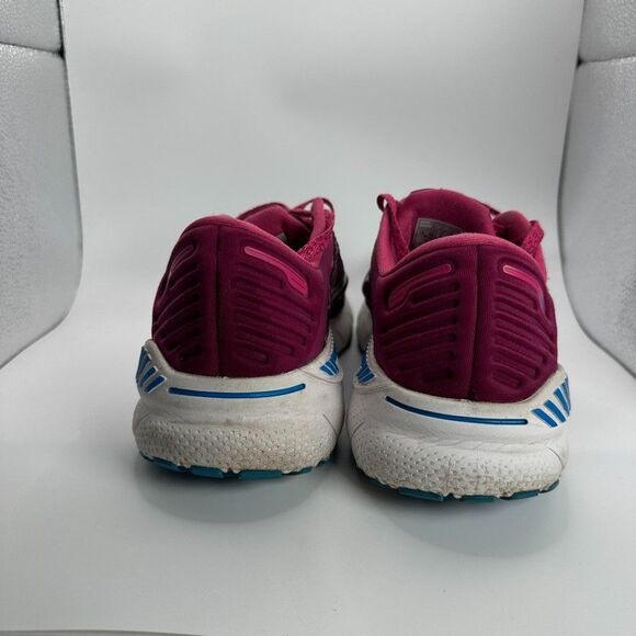 Brooks Adrenaline GTS 22 Shoes Womens Size 10 B Pink Cheetah Print Running - Picture 7 of 12